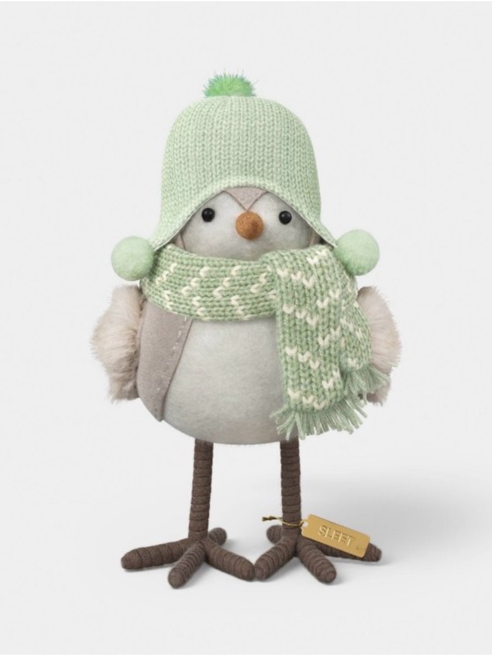 Target Featherly Friends ‘Sleet’ Decorative Winter Bird Hat Scarf Cozy